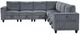 Homelegance® Walterboro 7-Piece Gray Modular Sectional with Storage-2