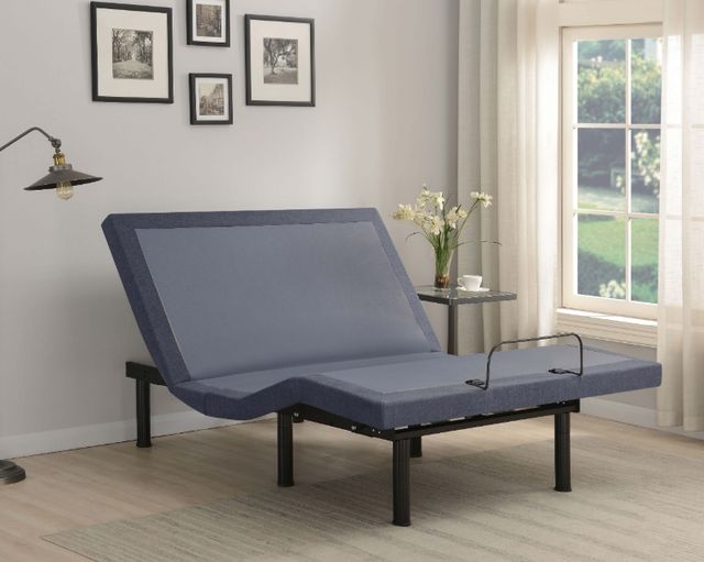 Coaster® Negan Black/Gray Full Adjustable Bed Base-1