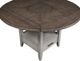 Steve Silver Co. Abacus Smoky Honey Counter Height Dining Table with Butterfly Leaf and Smoky Alabaster Base-3