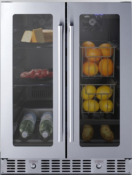 Summit® 24" 4.6 Cu. Ft. Stainless Steel Beverage Center-3