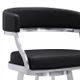 Armen Living Saturn Black 30" Bar Stool-3