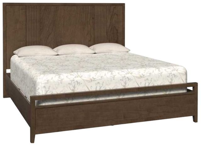 Country View Woodworking Customizable Hyde Park Queen Vertical Panel Bed-0
