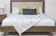 Mako Wood Furniture Brandon Brown Low Profile King Upholstered Panel Bed-0