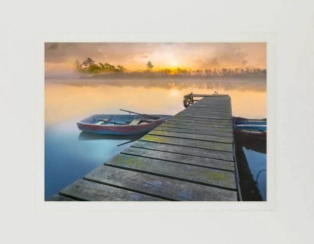 Classy Art Weathered Pier by Mike Calascibetta Wall Art-2