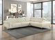 Homelegance® Giselle 2-Piece Beige Right-Arm Facing Sectional and Chaise-1