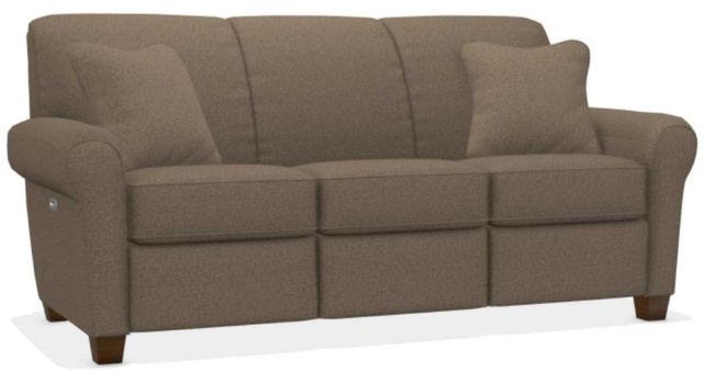 La-Z-Boy® Bennett duo® Cocoa Power Reclining Sofa-0