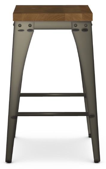 Amisco Customizable Upright Backless Counter Stool-1