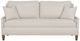 Fairfield® Customizable Kelly Sofa Tapered Leg and Two Knife-Edge Backs over One Seat-1