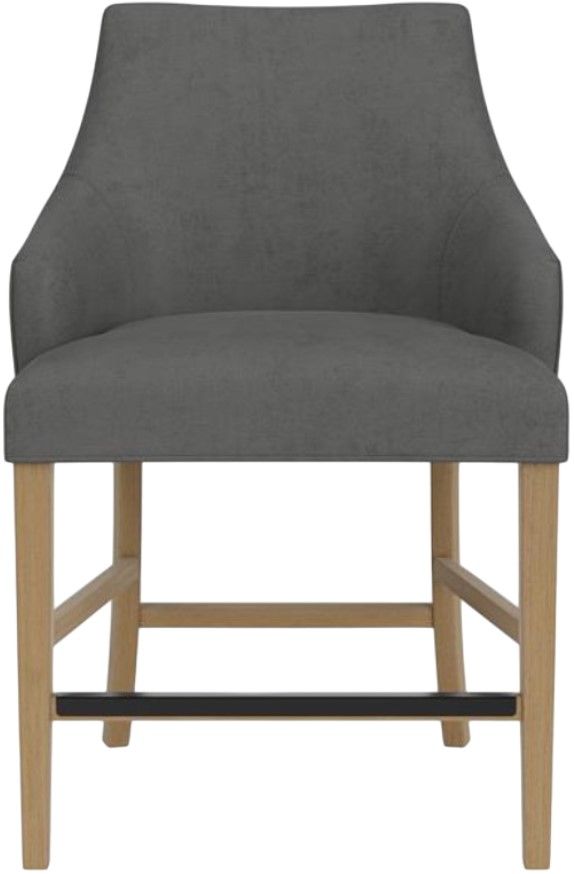 Riverside Furniture Mix-N-Match Chairs 2-Piece Slate Swoop Arm Upholstered Stool Set-2