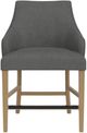 Riverside Furniture Mix-N-Match Chairs 2-Piece Slate Swoop Arm Upholstered Stool Set-2
