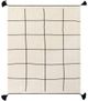 Surya Fleck Beige/Black 50"x60" Throw Blanket-1