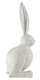 A & B Home White Small Rabbit Figurine-2