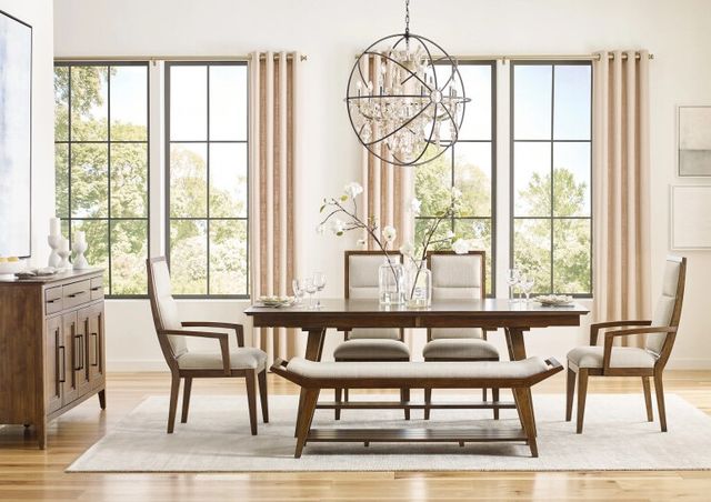 Kincaid® Abode Zane Brown Trestle Dining Table-1
