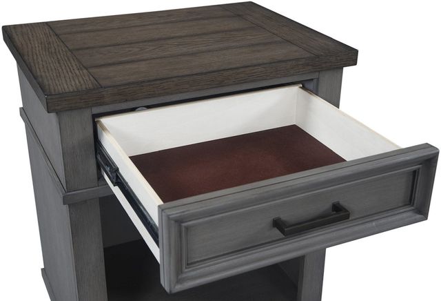 aspenhome® Caraway Aged Slate Nightstand-1