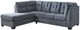 Signature Design by Ashley® Marleton 2-Piece Denim Left-Arm Facing Sleeper Sectional and Chaise-0