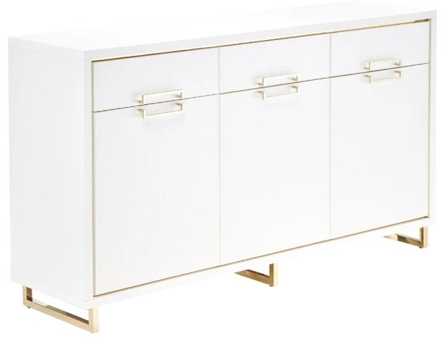 Michael Amini® Palm Gate Cloud White Sideboard-0