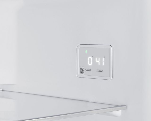 Summit® 28 in. 15.1 Cu. Ft. White Counter Depth Bottom Freezer Refrigerator-3