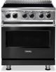 Viking® 5 Series 30" Cast Black Pro Style Induction Range-0