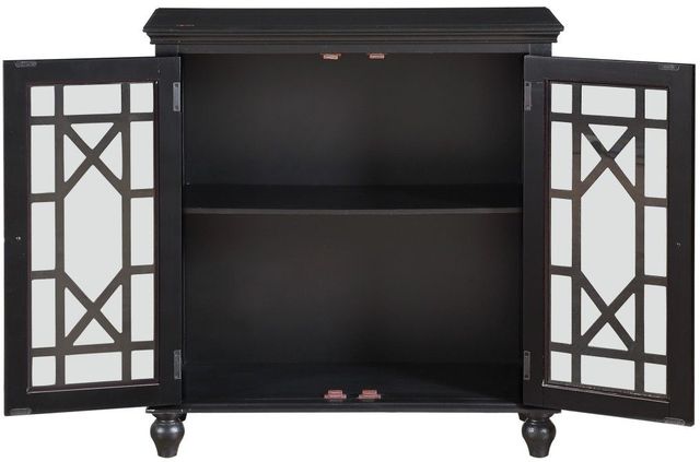 Mazin Furniture Eliza Antique Black Accent Chest-2