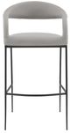 Armen Living Ramona Black/Gray Counter Stool-1