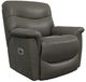 La-Z-Boy® James Charcoal Leather Power Wall Recliner with Headrest and Lumbar-0