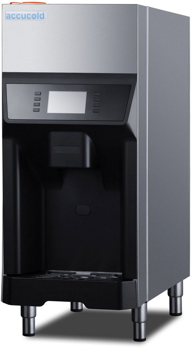 Accucold® 14" 220 lb. Stainless Steel Ice and Water Dispenser-1