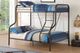 ACME Furniture Cairo Sandy Black Twin Over Full Bunk Bed-1