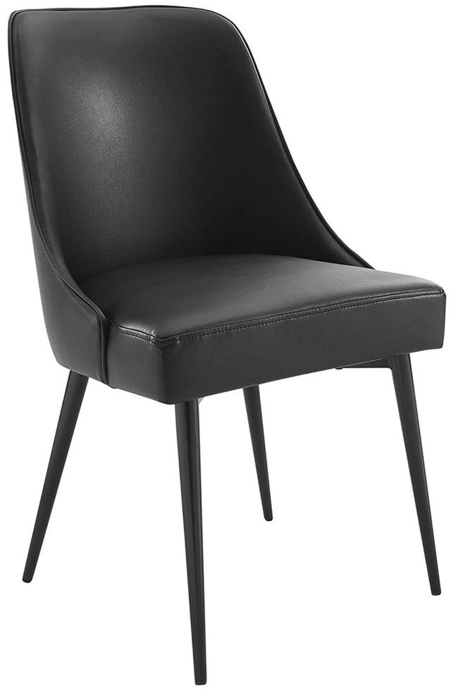 Steve Silver Co. Colfax Black Upholstered Dining Side Chair-0