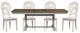 Liberty Furniture Farmhouse Reimagined 5-Piece Antique White/Chestnut Trestle Dining Set-0