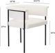 TOV Furniture Taylor Black/Off-White Dining Chair-2