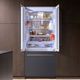 Bertazzoni 36" Carbonio Front Panel for French Door Refrigerator-1