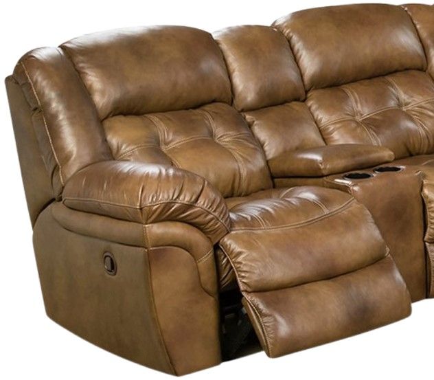 HomeStretch Cheyenne Saddle 3-Piece Power Reclining Sectional-1