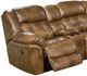 HomeStretch Cheyenne Saddle 3-Piece Power Reclining Sectional-1