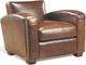 Campio Furniture Legacy Leather Trend Brown Chair-0