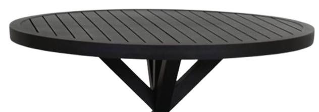 Sunset West Monterey Old World Copper Metal Round Outdoor Dining Table-1