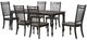 Liberty Furniture Magnolia Manor Opt 7-Piece Antique Black/Weathered Bark Dining Table Set-0