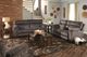 Catnapper® Sedona Smoke Power Reclining Lay Flat Console Loveseat with Storage and Cupholders-1