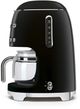 Smeg 50's Retro Style Black Drip Filter Coffee Machine-3