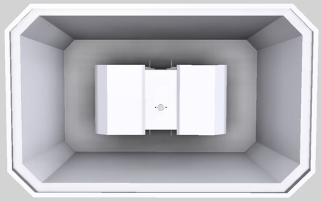 Vent-A-Hood® Designer Series 48" White Island Range Hood-3