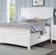 Furniture of America® Castile 4-Piece White Queen Bedroom Set-5