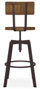 Amisco Customizable Architect Adjustable Corkscrew Stool-3