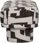 TOV Furniture Lena Black/White Bench-4