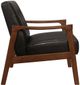 Mazin Furniture Alby Dark Brown Upholstered Accent Chair-2