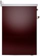 Ilve® Nostalgie II Series 30" Burgundy Pro Style Induction Range-4