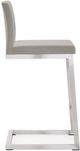 TOV Furniture Parma Light Grey 2-Piece Steel Counter Stool Set-2