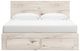 Benchcraft® Lawroy Light Natural King Panel Storage Bed-3