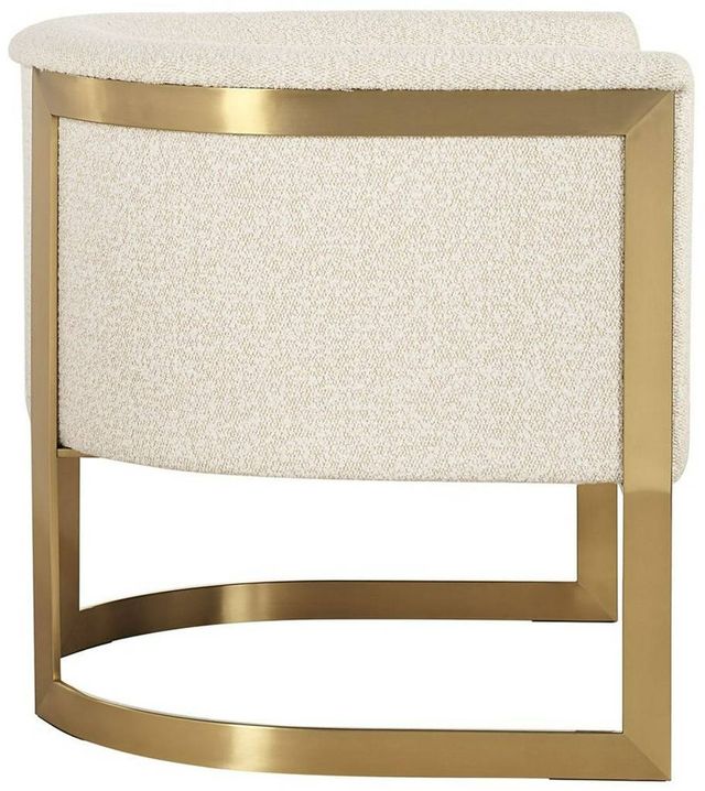 Uttermost® Bellina Driftwood Tan/Gold Accent Chair-4