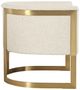 Uttermost® Bellina Driftwood Tan/Gold Accent Chair-4