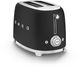 Smeg 50's Style 2 Slice Matte Black Toaster-5