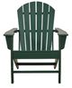 Signature Design by Ashley® Sundown Treasure Green Plastic Outdoor Adirondack Chair-1